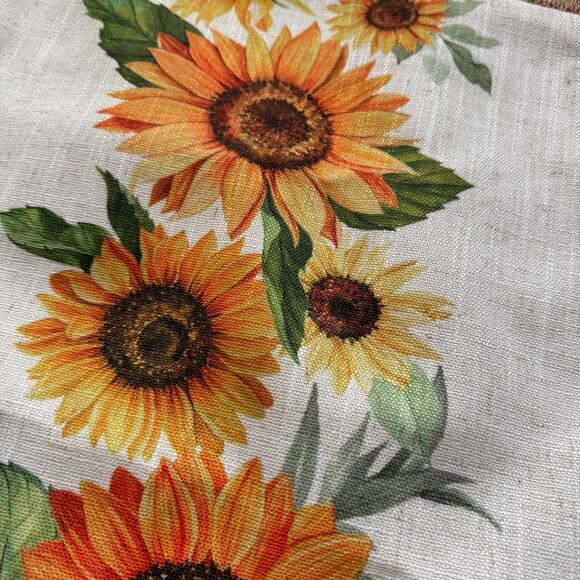 Sunflower Table Runner Thanksgiving Fall Autumn Decor Kitchen Home - Picture 6 of 7